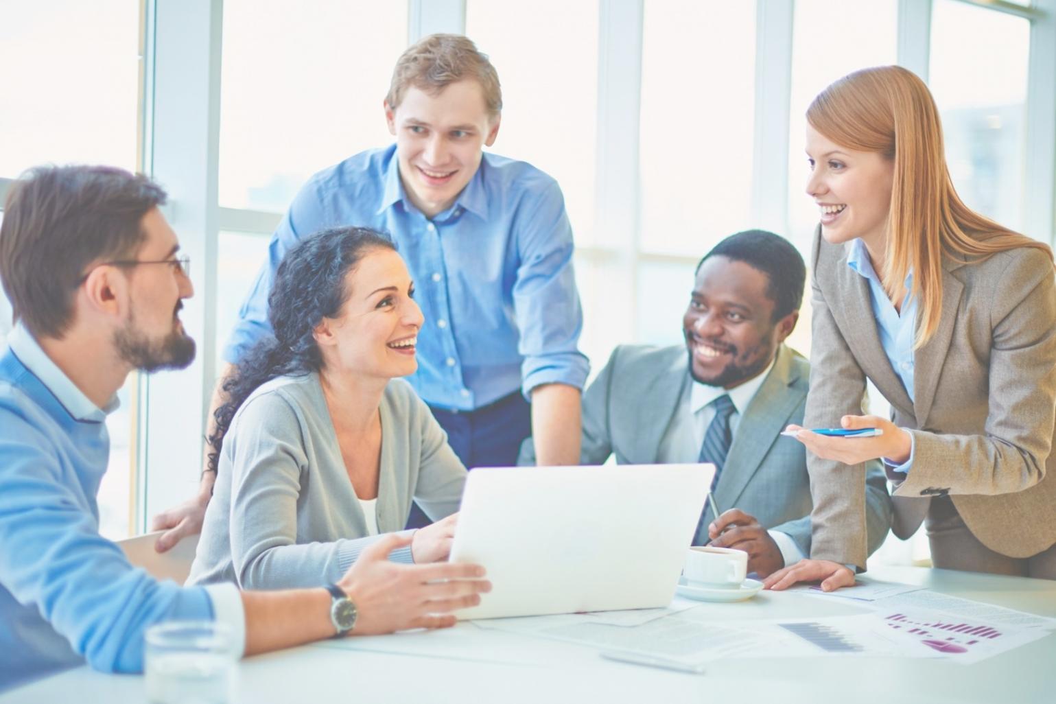 Professional workspace demonstrating organized team coordination methods